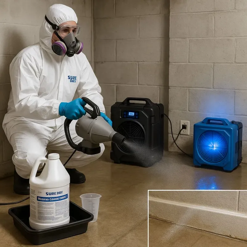 Sanitization and Odor Removal process in Colonial Park, PA
